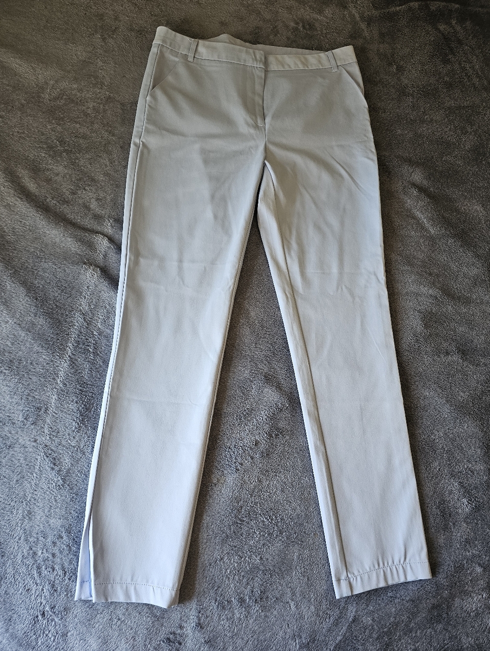 Revamped Women's Blue Dress Pants — Slim Straight